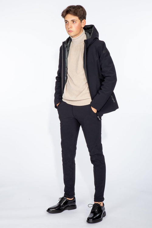 Pantalone Winter Chino Nero Uomo - 2