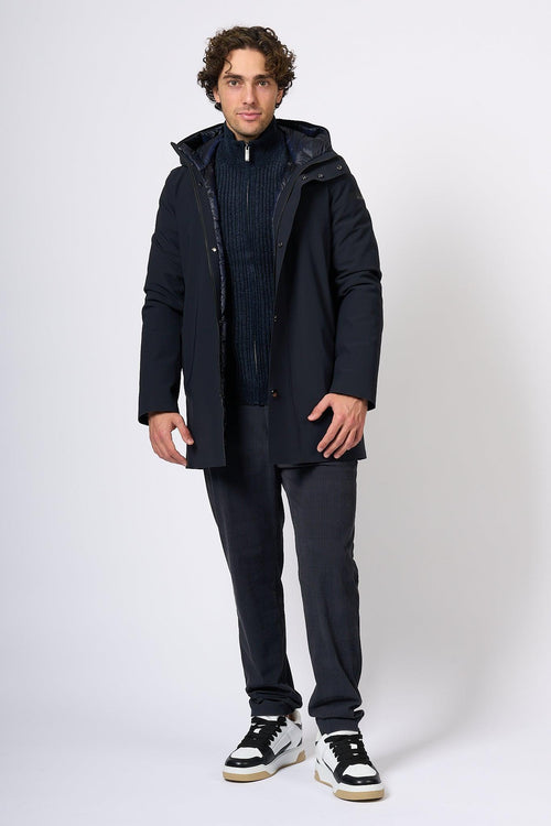 Parka Down Under Blu Uomo - 2