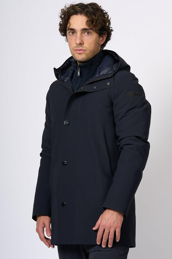 Parka Down Under Blu Uomo - 4