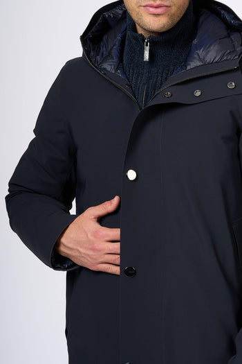 Parka Down Under Blu Uomo - 6