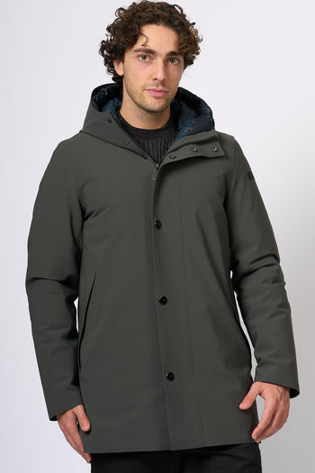 Parka Down Under Verde Uomo - 5