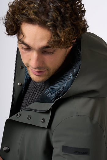 Parka Down Under Verde Uomo - 8