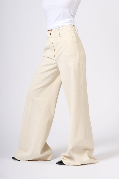 Pantalone Arielle Panna Donna