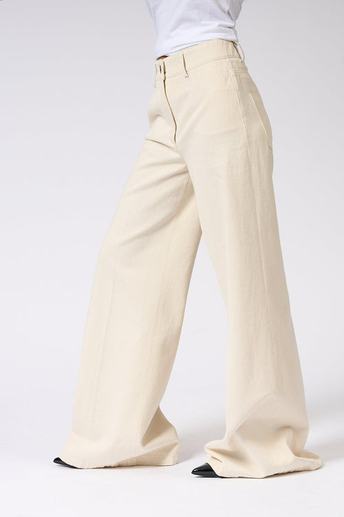 Pantalone Arielle Panna Donna - 2