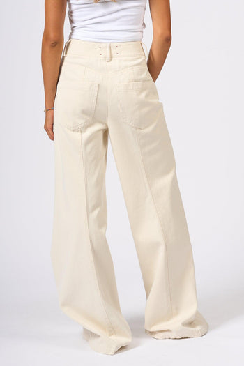 Pantalone Arielle Panna Donna - 4