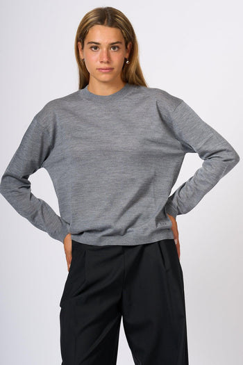 Maglia Extra Fine Grigio Donna - 3