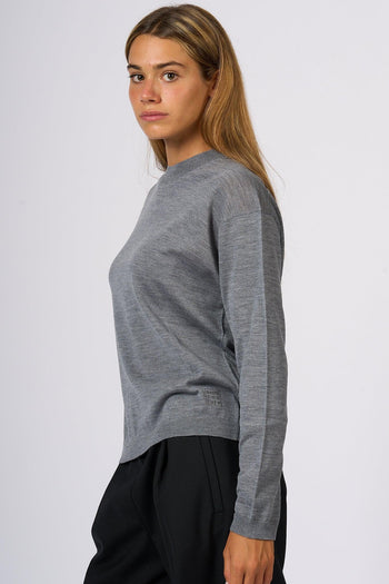 Maglia Extra Fine Grigio Donna - 4