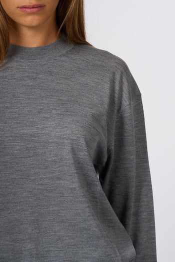 Maglia Extra Fine Grigio Donna - 8