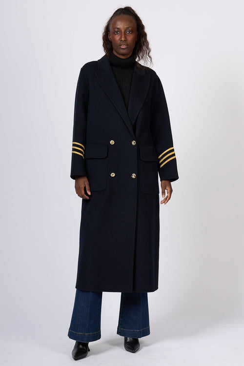 Military Coat Blu Donna