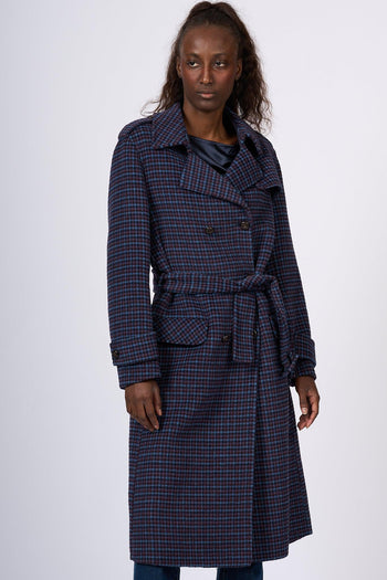 Trench Tweed Viola Donna - 3