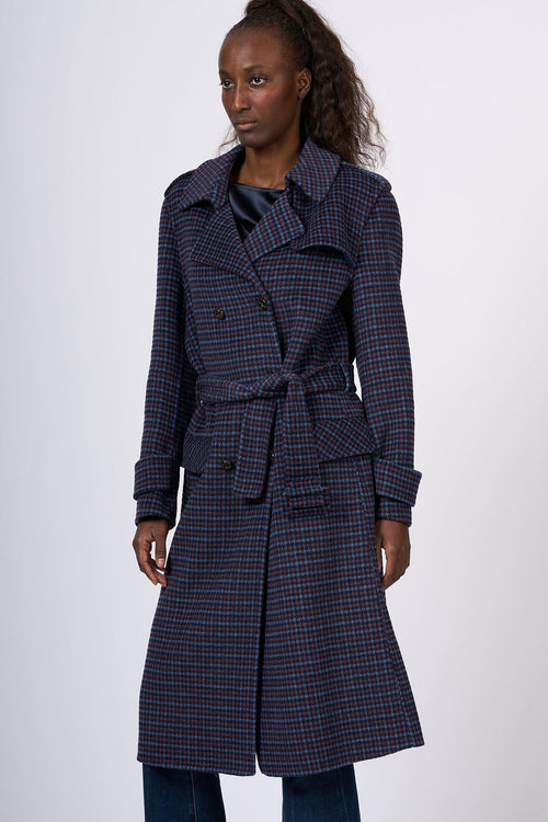 Trench Tweed Viola Donna