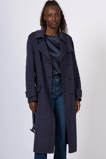 Trench Tweed Viola Donna - 5