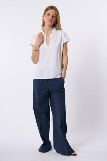 Polo In Ice Cotton Bianco Donna - 3