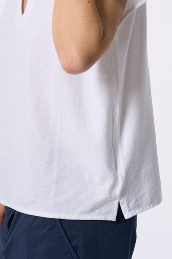 Polo In Ice Cotton Bianco Donna - 6