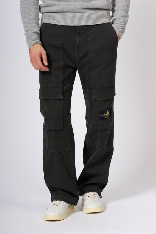 Pantalone Cargo Work Grigio Scuro Uomo - 2