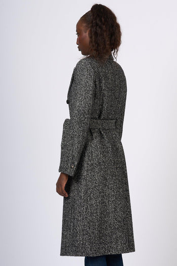 Cappotto Jole Bianco/Nero Donna - 4