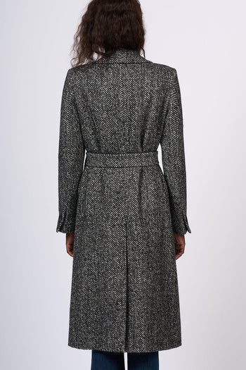 Cappotto Jole Bianco/Nero Donna - 5