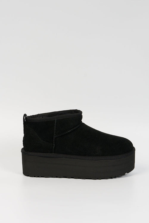 Stivale Ultra mini Platform Nero Donna