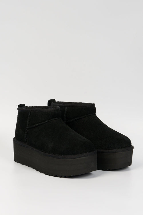 Stivale Ultra mini Platform Nero Donna - 2