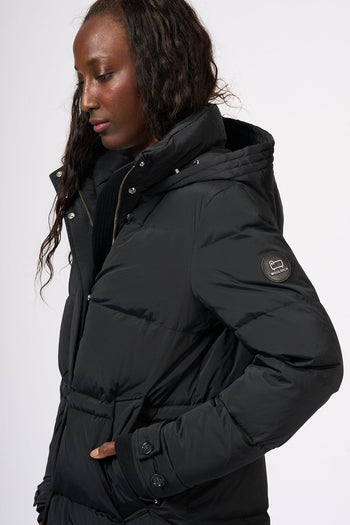 Alsea Puffer Parka Nero Donna - 7