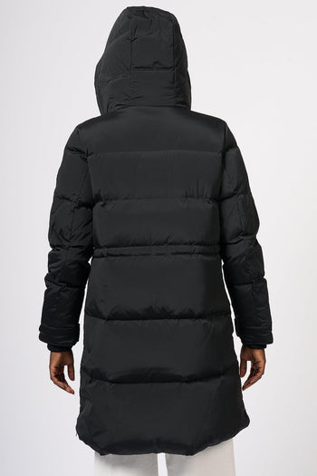 Alsea Puffer Parka Nero Donna - 4