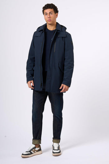 Barrow Mac Soft Shell Blu Uomo - 4