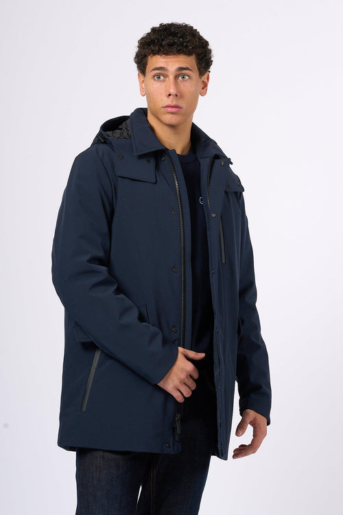 Barrow Mac Soft Shell Blu Uomo - 2