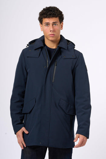 Barrow Mac Soft Shell Blu Uomo - 3