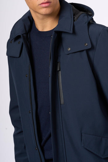 Barrow Mac Soft Shell Blu Uomo - 7