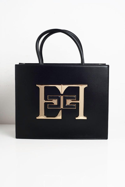 Borsa a mano media con logo