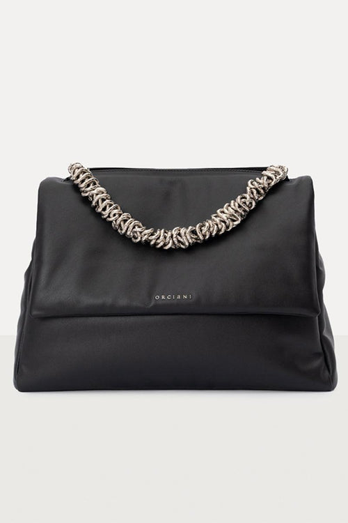 Borsa Sveva grande in nappa bold con accessorio