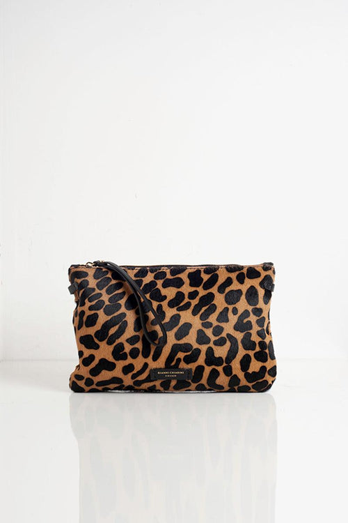 Pochette Hermy leo con tracolla