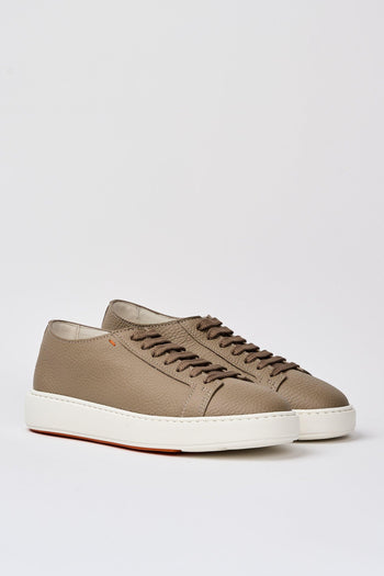 Sneaker in pelle bottalata - 6