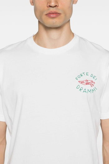 Saint Barth T-shirt Bianco Uomo Motivo Dei Drammi - 4