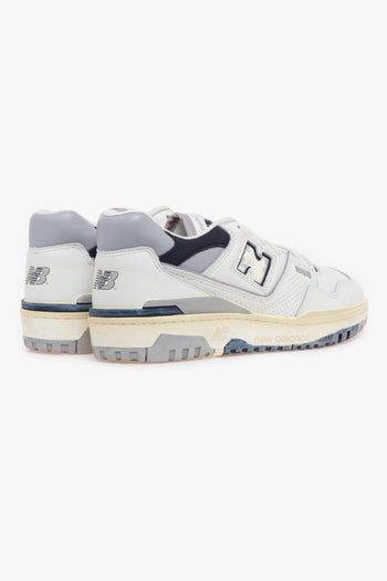 Sneaker 550 in pelle effetto vintage - 3