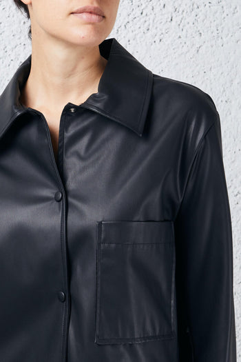 Giacca Oversize Eco Nero Donna - 6