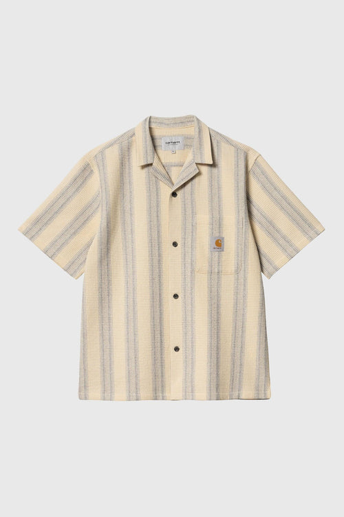 Wip S/s Dodson Shirt Ecru Uomo