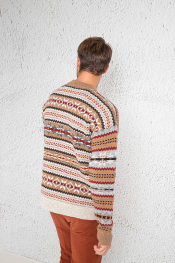 Pull Girocollo Fair Isle Uomo - 3