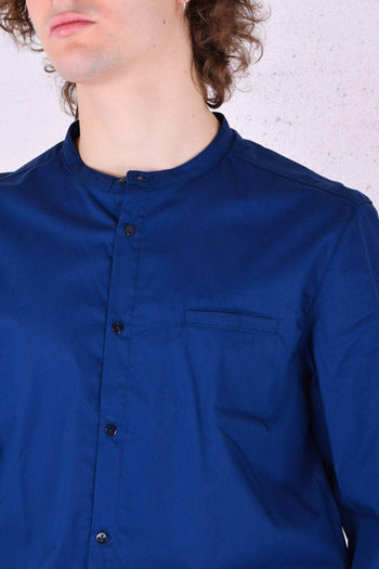 Sport Camicia Coreana Cotone Royal - 4