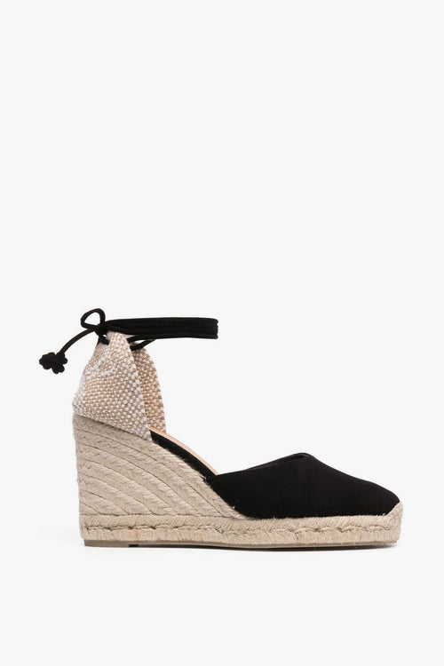 Scarpa Nero Donna Espadrillas Tacco 9.5 cm