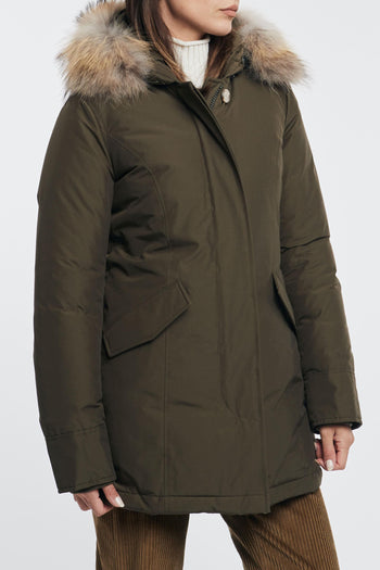 Artic Raccoon Parka Verde Donna - 3