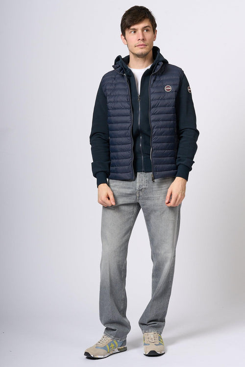 Gilet Piuma Blu Uomo