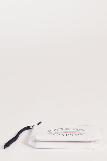 Saint Barth Pochette Stampa Bianco Donna - 6
