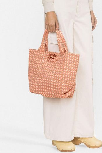 See By Chloe Borsa Arancione Cotone/Poliestere/Fibra Sintetica - 6