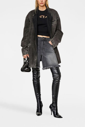 T-shirt Nero Donna con logo - 3