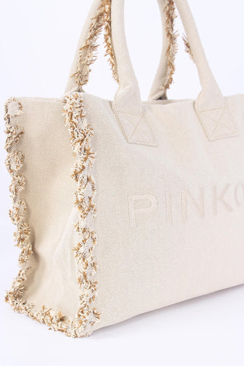 Shopping Canvas Beach Sabbia/gold - 2