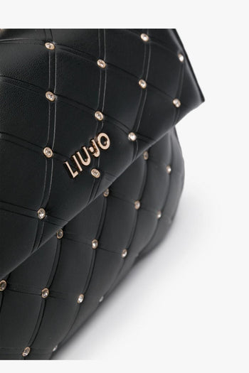 Borsa Nero Donna a tracolla con decorazione - 4