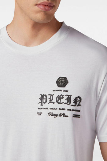 T-shirt Cotone Bianco con stampa - 3