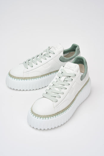 Sneaker Bianco+pistacchio Donna - 7