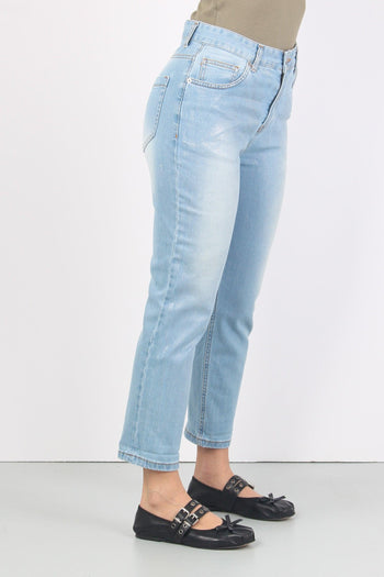 Jeans Spalmatura Argent0 Denim Chiaro - 5